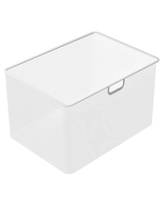 Корзина мелкосетчатая GBM 60х30 белая - копия 3841