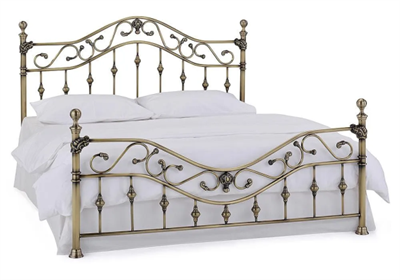 Кровать металлическая CHARLOTTE 160*200 см (Queen bed), цвет: Античная медь (Antique Brass) 9065 - фото 9073