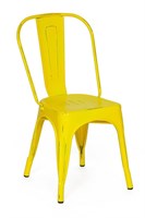 Стул LOFT CHAIR (mod. 012) / 1 шт. в упаковке металл, 45*35*85см, желтый/yellow vintage 3391