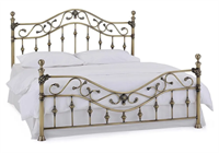 Кровать металлическая CHARLOTTE 160*200 см (Queen bed), цвет: Античная медь (Antique Brass) 9065