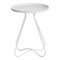 Столик журнальный GLAND металл, 40*40*45см, белый 3425