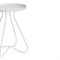 Столик журнальный GLAND металл, 40*40*45см, белый 3425