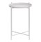 Столик журнальный TAVETT металл, 37,6*37,6*52 см, белый 19253