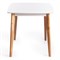 Стол обеденный Claire дерево гевея, МДФ, 135 x 80 x 75см, White (Белый) / Natural (натуральный) 15112