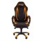 Chairman Кресло геймерское ткань, механизм мультиблок, черный / оранжевый 4101