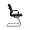 RT-08BS Кресло для посетителей экокожа, черный RT-08BS