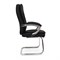 GY-6001 Кресло для посетителей экокожа, черный GY-6001