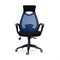 YH-6060N Кресло для руководителя сетка, синий YH-6060N