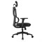 MC-711N-H Кресло для руководителя ткань/сетка, черный MC-711N-H
