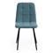 Стул CHILLY MAX Велюр/металл , 45 х 59 х 88 см , бирюзовый 20/белый 15834