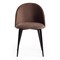 Стул MONRO (mod. 710) ткань/металл, 56х51х80 см, высота до сиденья 47 см, коричневый barkhat 12/черный 17203
