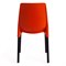 Стул GENIUS (mod 75) металл/пластик, 46x56x84cм, оранжевый/черные ножки 300323